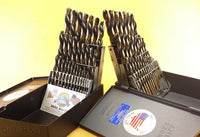 Drill Hog 58 Pc Left Hand Drill Bit Set Left Hand Drills Reverse Twist Moly M7