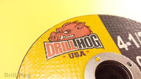 Drill Hog 4-1/2 Cut Off Wheel 4.5" Cutoff Blade Metal Steel Angle Grinder 10 Pcs