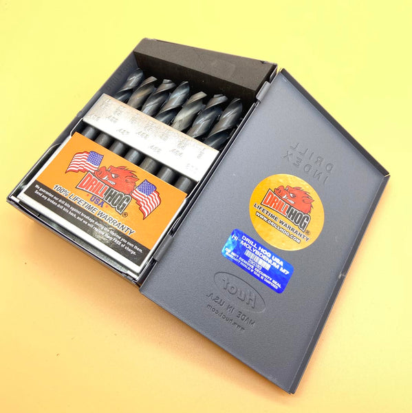 Drill Hog® USA 29 Pezzi HI-Molibdeno M7 Lunghezza Stub Trapano - Foto 5