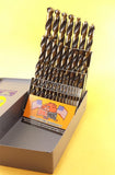 Drill Hog® 29 Pc HI-Molybdenum M7 Drill Bit Set Drill Bits Lifetime Warranty