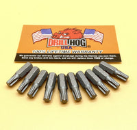 T-6 Torx Bit Hi-Molybdenum Super M7+ Drill Hog® 10 Pack